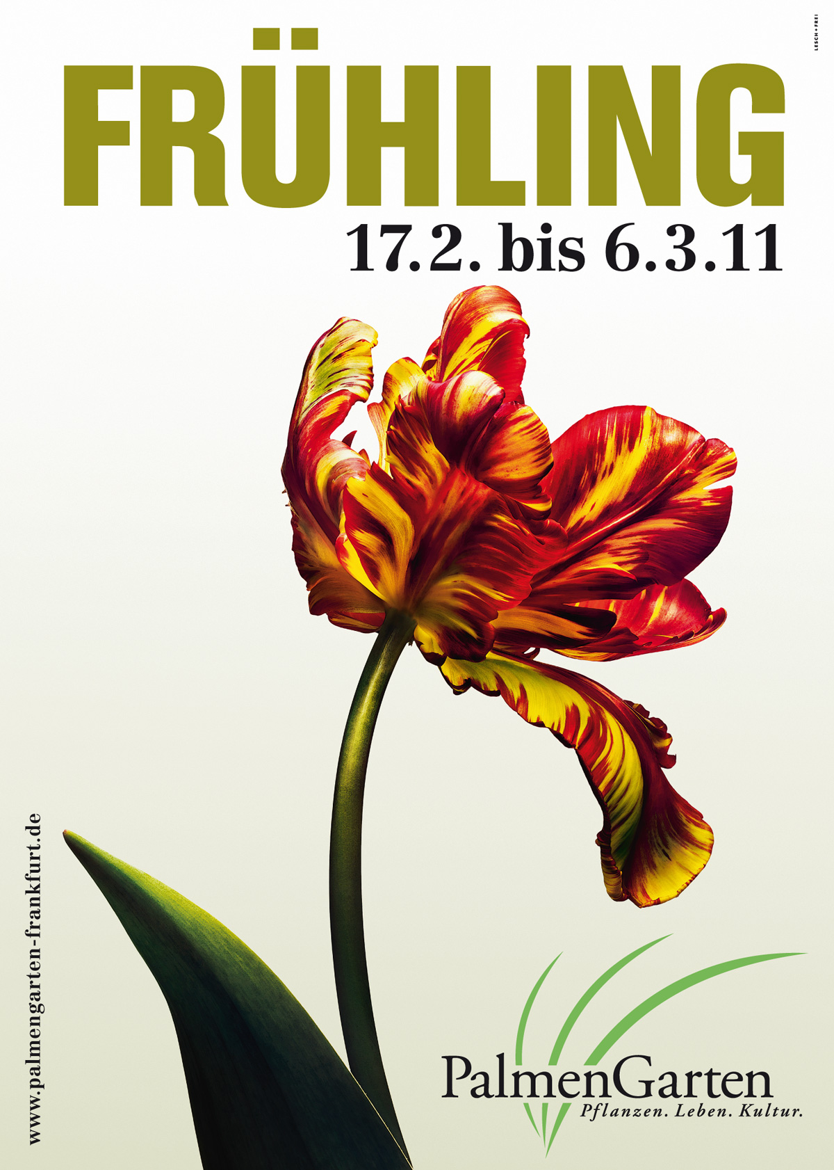 Palmengarten Plakat Frühling